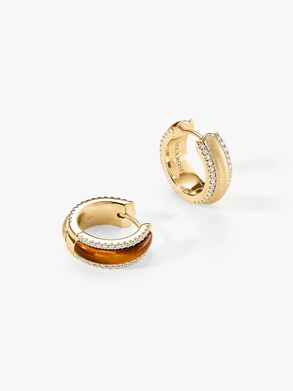 Lola Rose Tiger's Eye Earrings